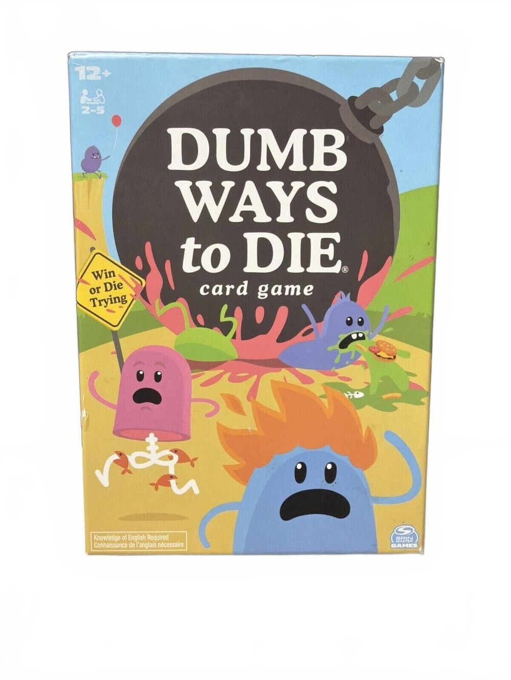 Dumb Ways to Die Card Game By Spin Master Games Complete Good Condition